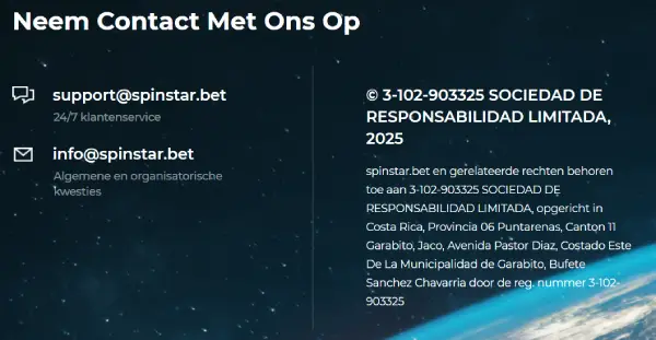 Spinstar.bet Casino Klantenservice
